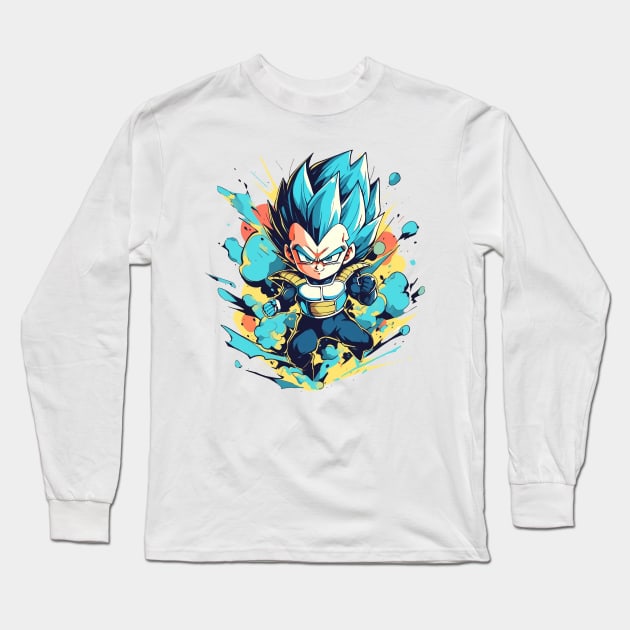 vegeta Long Sleeve T-Shirt by fancy ghost